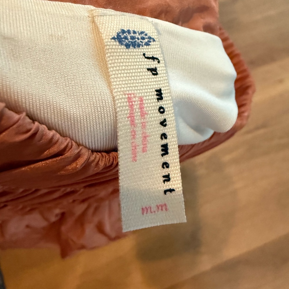 Free People Movement Women's Peach Shorts, medium - Picture 3 of 4